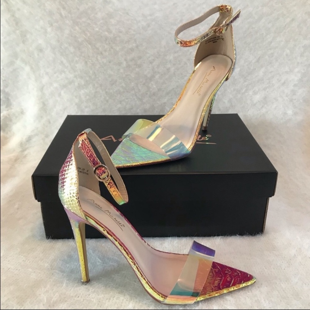 Iridescent pointy high heels - Picture 6 of 6
